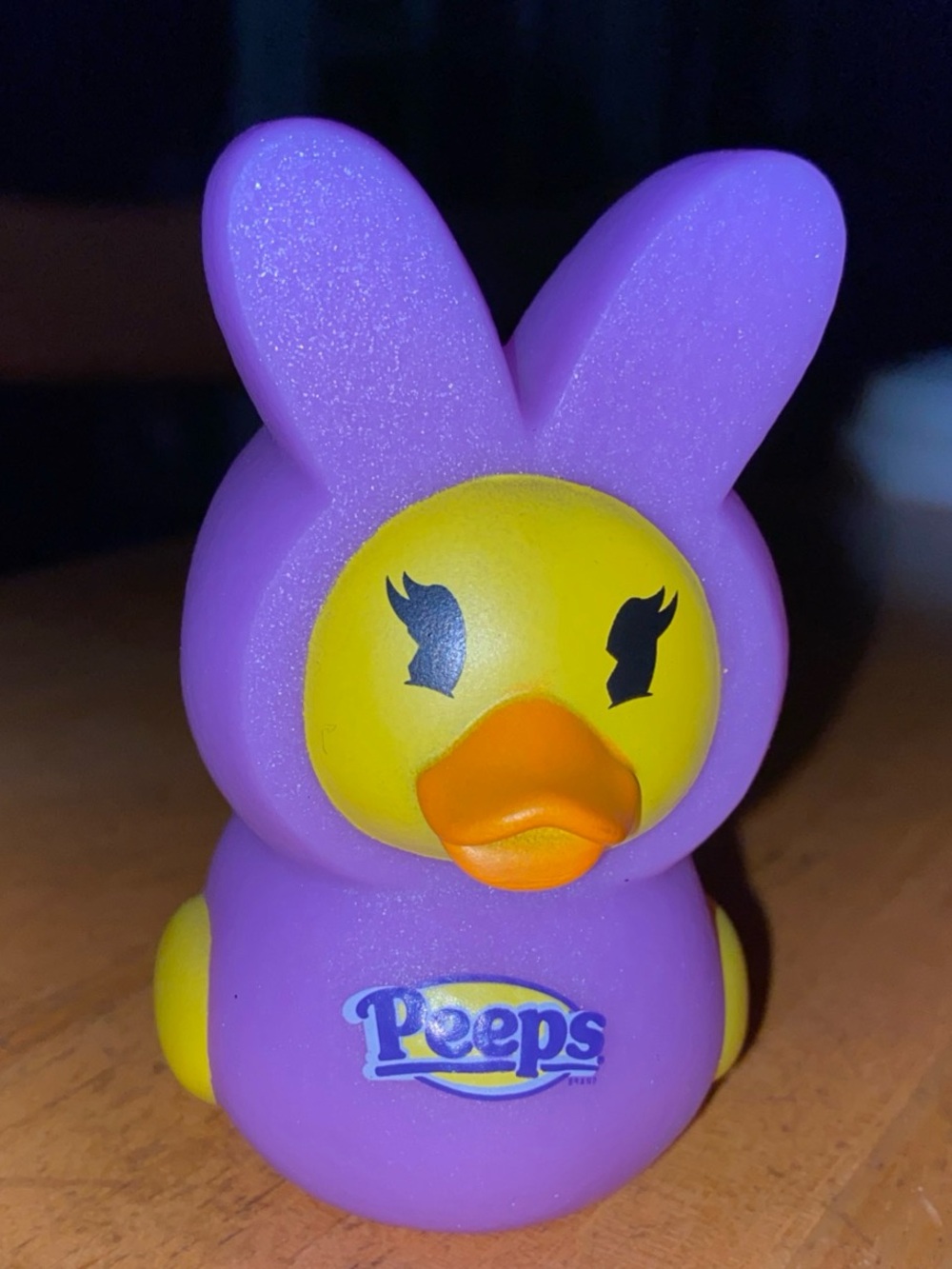 Just Born PEEPS easter rubber duck purple in great condition